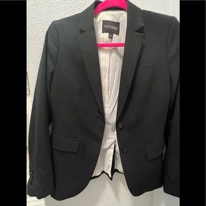 Banana Republic Wool Blend Black Blazer